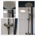 New Chrome Wall Mounted Bathroom Shower Faucet Set